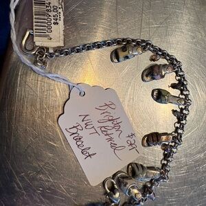 Brighton Silver Charm Bracelet with Unique Charms